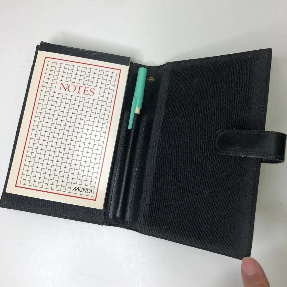 Vintage leather mundi agenda
